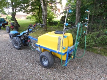 Мотоблок BCS 740, опрыскиватель 300л