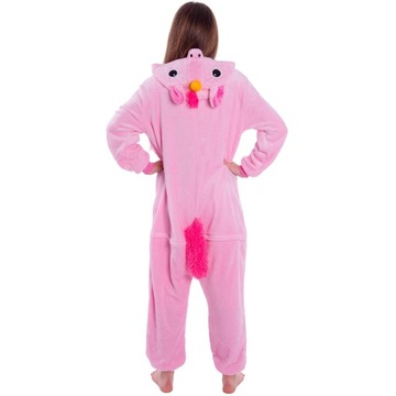 JEDNOROŻEC PIŻAMA Jednoczęściowa Kigurumi Przebranie Onesie S 146-154 cm