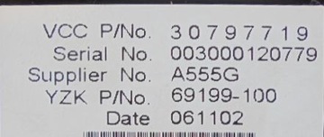 VOLVO S40 II 1.8 16В РАДИОДИСПЛЕЙ 30797719