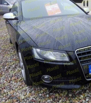 Audi A5 купе брови Накладки из АБС ПЛАСТИЛ 07-11