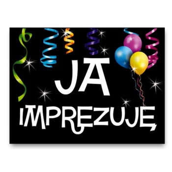 Naklejki na buty JA IMPREZUJĘ ślub wesele