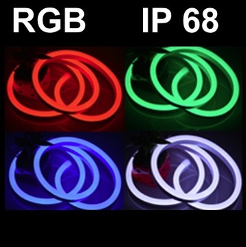 Neon led RGB,pod wodę IP68 24v Polimer Profesional