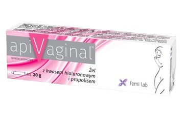 Apivaginal Żel Z Kwasem Hialuronowym I Propolisem 20g