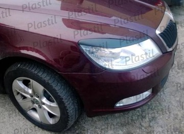 Skoda OCTAVIA 2 II RS брови Накладки из АБС-ПЛАСТИКА