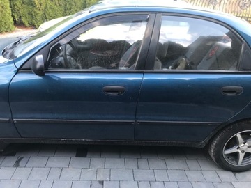 DAEWOO LANOS DRZWI 21u NIEBIESKI męt błotnik klapa