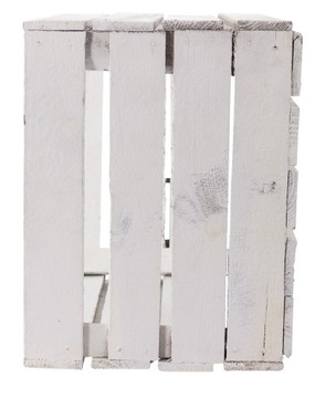 БЕЛАЯ ДЕРЕВЯННАЯ КОРОБКА, беленые винтажные коробки