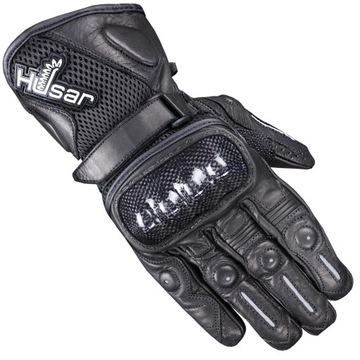 RĘKAWICE MOTOCYKLOWE HUSAR S BLACK PRO NA MOTOR
