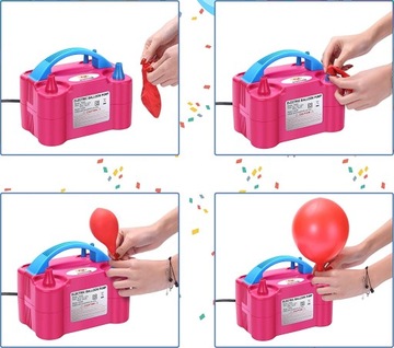 SUPER WYDAJNA POMPKA ELEKTRYCZNA do balonów Pompka do Balonów i Wiązadełko