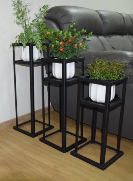 Подставка для цветов Металлическая подставка, консоль, LOFT 60/25