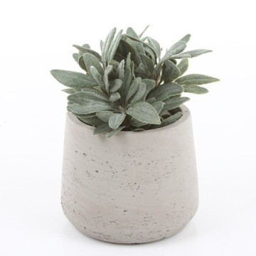 цветочный горшок PATT натуральный черный матовый 13/11 см