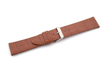 PASEK DO ZEGARKA TOSCANA CROCO 24mm JASNY BRĄZ