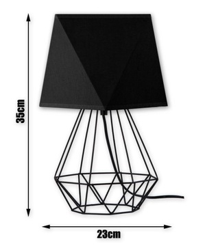 ПРОВОДНАЯ НАСТОЛЬНАЯ ЛАМПА, АЛМАЗНЫЙ ЛАФТРА LOFT