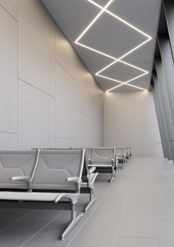 KLUŚ HS22 молочный чехол для светодиодного профиля - 2м