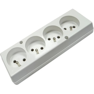 przedłużacz Gniazdo 4x2p+Z gn 470 biały