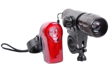 Komplet oświetlenia rowerowego Romet R-305 LED