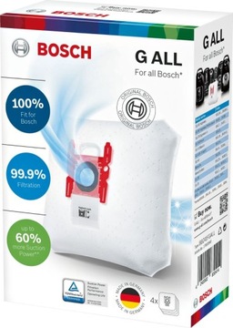 BOSCH Oryginalne worki BBZ41FGALL typ G ALL