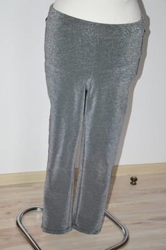 SPODNIE ELEGANCKIE RURKI Z LAMPASEM XS