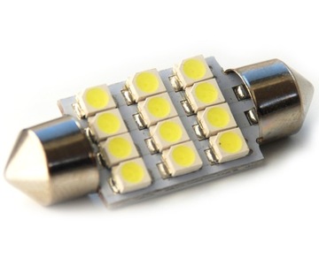 24V Rurka 36mm 12 led SMD C3W C5W C10W