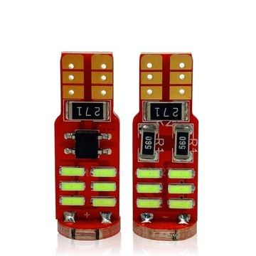 СВЕТОДИОДНЫЕ ЛАМПОЧКИ 15 SMD 4014 W5W T10 СТАБИЛИЗАТОР CANBUS