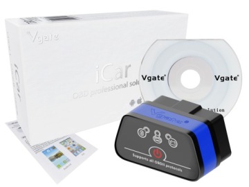 Диагностический интерфейс OBD2 ELM327 Vgate iCar 2 Bluetooth 3.0 + код SDPROG