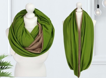 БОЛЬШОЙ ДВОЙНОЙ ШАРФ, ХЛОПОК РУЧНАЯ РАБОТА