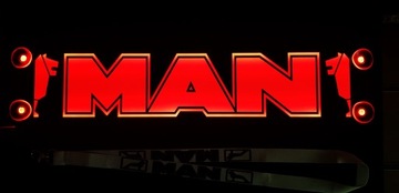 Табличка светодиодная MAN 50x12 LED + БЕСПЛАТНО
