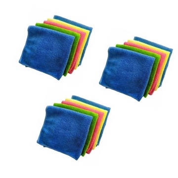 ТКАНЬ ИЗ МИКРОФИБРЫ 30х30 ДЛЯ АВТОМОБИЛЯ 15шт.