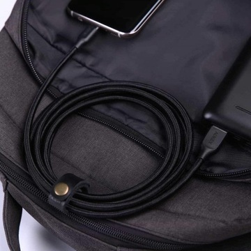 Кабель Aukey CB-AC2 BK USB-C USB-A — USB-C 5 Гбит/с, QC 3.0, 2 м