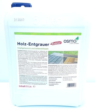 Osmo 6609 ŻEL do USUWANIA SZAROŚCI DREWNA 10l