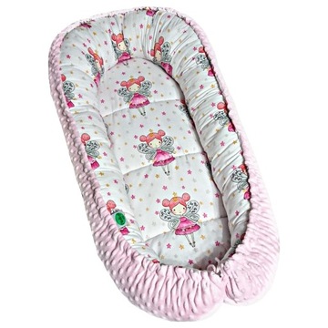 KOKON NIEMOWLĘCY GNIAZDKO MINKY VELVET + WKŁADKA