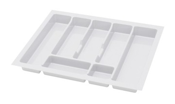 WKŁAD DO SZUFLADY NA SZTUĆCE ORGANIZER 60 CM BIAŁY