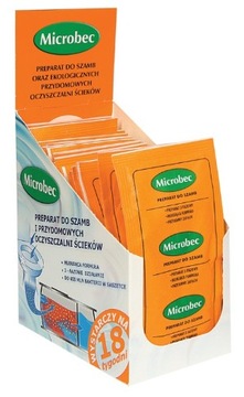 BROS MICROBEC PREPARAT DO SZAMB I OCZYSZCZALNI 1 SASZETKA