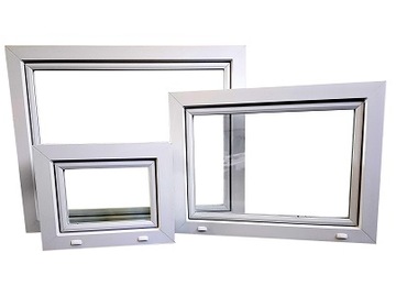 ОКНО 800 x 900 БЕЛЫЙ ПОДВАЛ ИНВЕНТАРИЗАЦИЯ