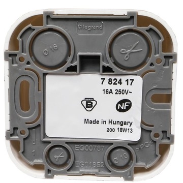FORIX Legrand Одинарная розетка 782417, для поверхностного монтажа