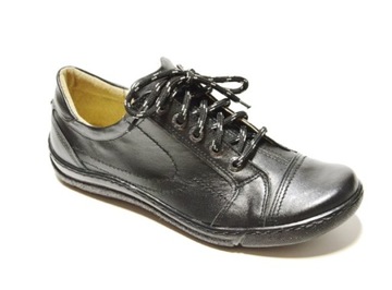 LaOla Красивые туфли 100% кожа 501 черный 41