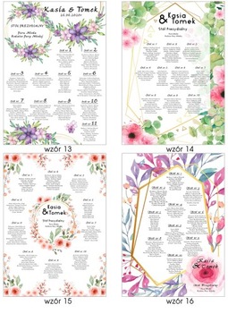 План стола, расстановка гостей на свадьбе.