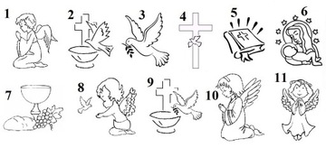 Халат для крещения с коробочкой КРЕЩЕНИЕ, гравировка, белый