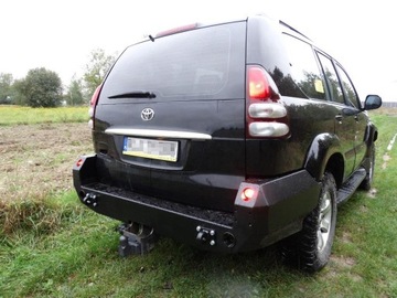 ЗАДНИЙ БАМПЕР TOYOTA LAND CRUISER 120 СТАЛЬ