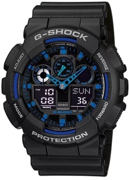 WSTRZĄSOODPORNY ZEGAREK CASIO G-SHOCK GA-100-1A2