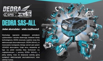 Зарядное устройство DEDRA 2.0 4,0 Ач 18 В SAS+ DED7038 LI-Ion