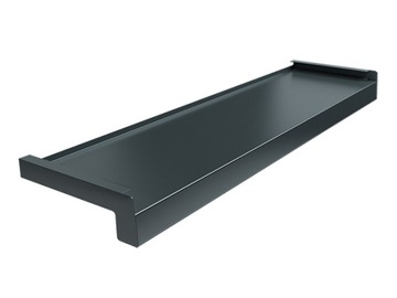 PARAPET ALUMINIOWY ANTRACYT 7016 głębokość 25 cm