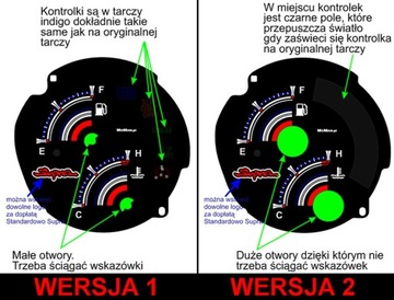 TOYOTA SUPRA MK4 KOTOUČE PŘÍSTROJOVÁ DESKA INDIGLO VZOR 1