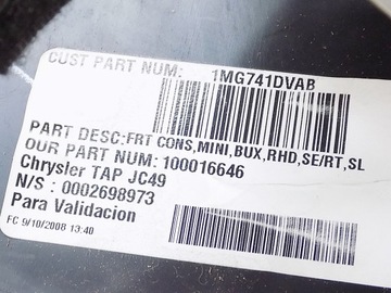 PODŁOKIETNIK TUNEL - DODGE JOURNEY 08-12 FREEMONT