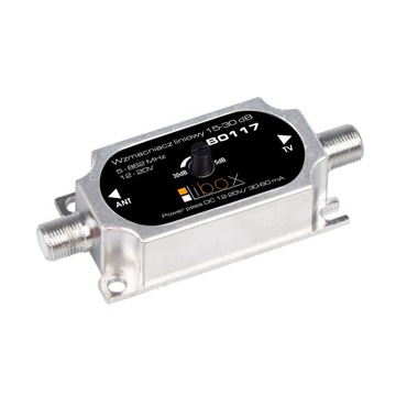 Wzmacniacz sygnału DVB-T z regulacją 15-30 dB LB0118 LIBOX