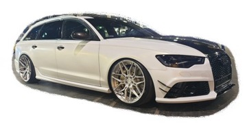 AUDI A6 C7 PROGI LISTWY WZÓR RS6 do NIE RS PLASTIK