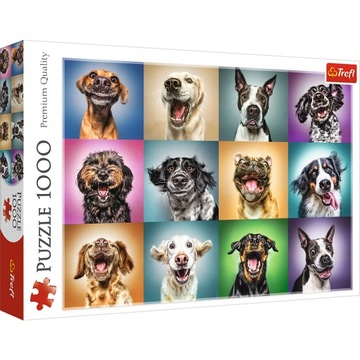 TREFL PUZZLE 1000 el Zabawne psie portrety