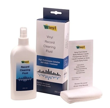 Płyn do płyt LP Winyl Spray 250ml + Mikrofibra
