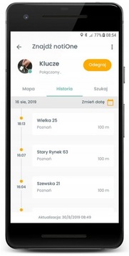 notiOne GO KEYS LOCATOR СОБАКА АВТОМОБИЛЬ ВЕЛОСИПЕД