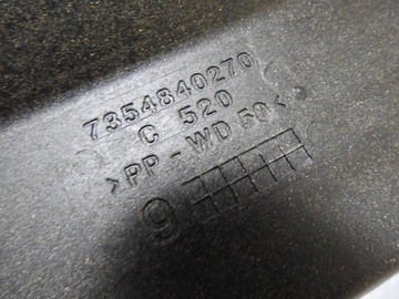 задняя полка, крышка двигателя Fiat 500 CC 07-