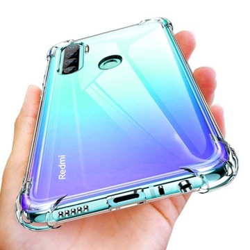 Etui ANTI-SHOCK + SZKŁO 9H do XIAOMI REDMI NOTE 8T